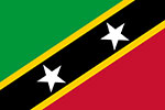 Saint-Kitts-and-Nevis map flag
