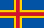 Aland Islands flag