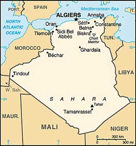 Algeria map