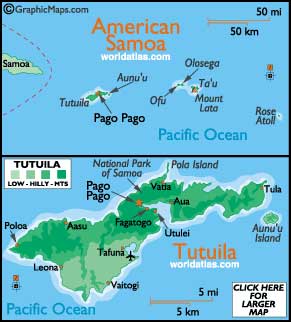 American Samoa map 2