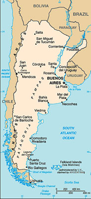 Argentina map