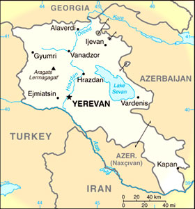 Armenia map