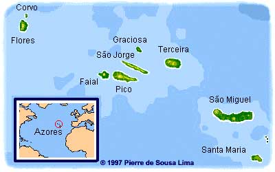 Azores map