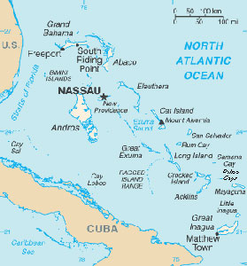 Bahamas map