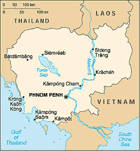 Cambodia map