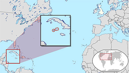 Cayman Islands map