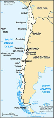 Chile map