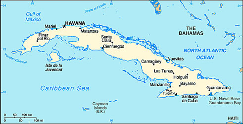 Cuba map