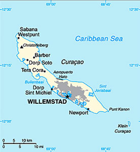 Curaçao map1