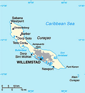 Curaçao map1