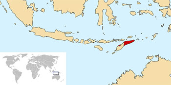 East Timor map