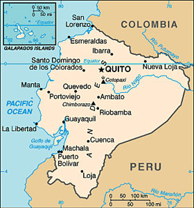 Ecuador map