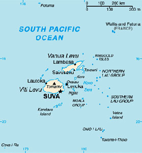 Fiji map