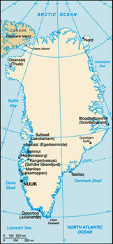 Greenland map