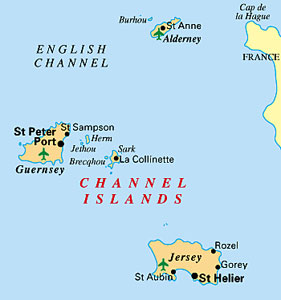 Guernsey map