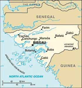 Guinea Bissau map1