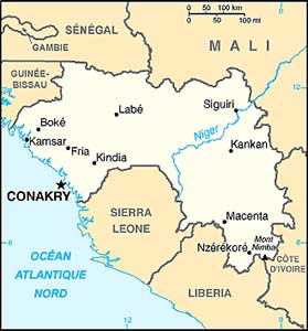 Guinea map