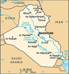 Iraq map