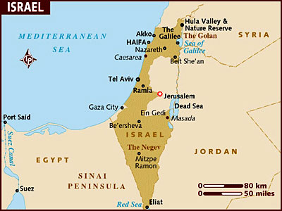 Israel map