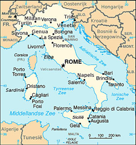 Italy map