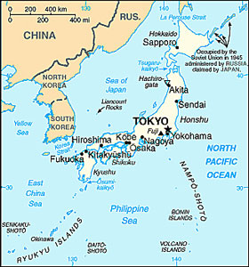 Japan map