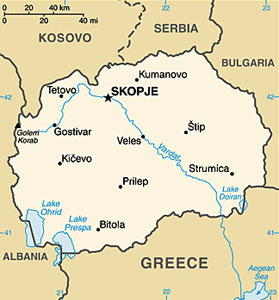 Macedonia map