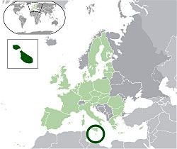 Malta map