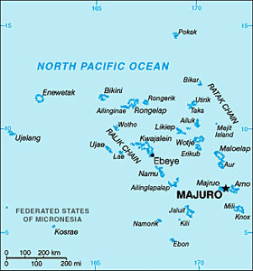 Marshall Islands map