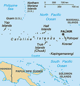 Micronesia map