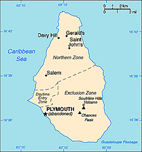 Montserrat map