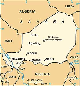 Niger map