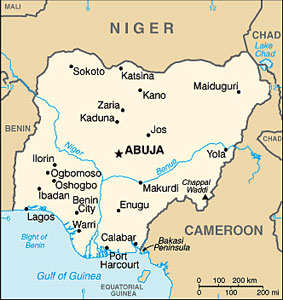 Nigeria map