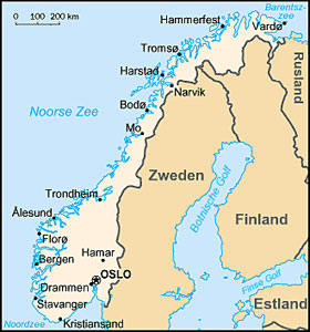 Norway map