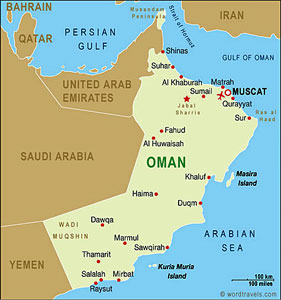 Oman map