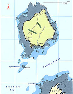 Pabay Island map