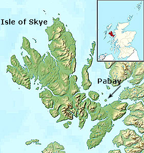 Pabay Island map
