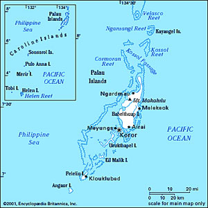 Palau map