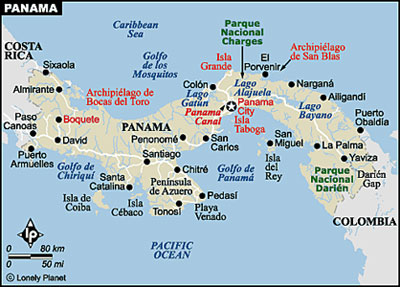 Panama map