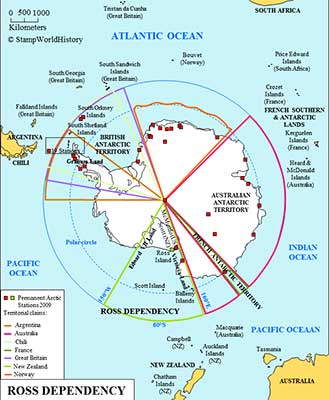 Ross Dependency  map