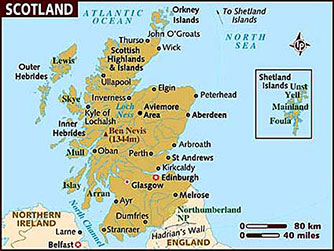 Scotland map