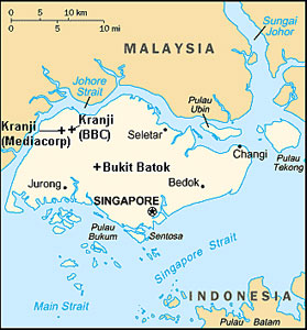 Singapore map