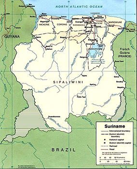 Suriname map1
