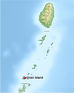 Saint Vincent and the Grenadines map