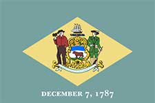 Flag Delaware
