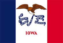 Flag Iowa