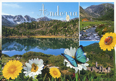 Postcard Andorra front