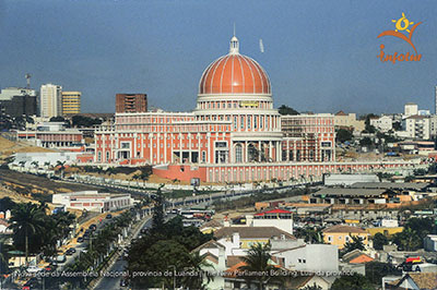 Postcard Angola front