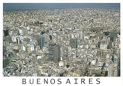 Postcard Argentina front