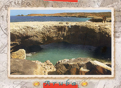 Postcard Aruba front