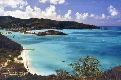 Postcard Antigua front